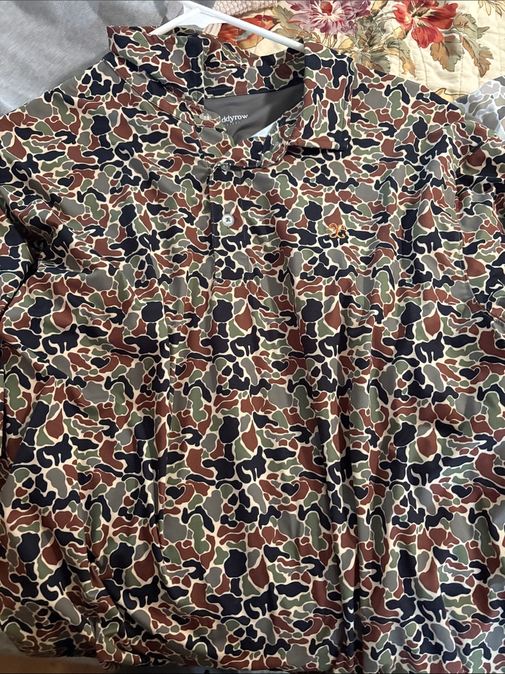 Simply Southern Men's Camouflage Polo Pair — Brown & Tan Camo - Picture 2 of 3
